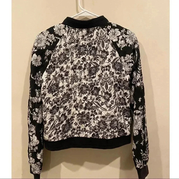 Bardot Floral Bomber Jacket - Picture 3 of 6